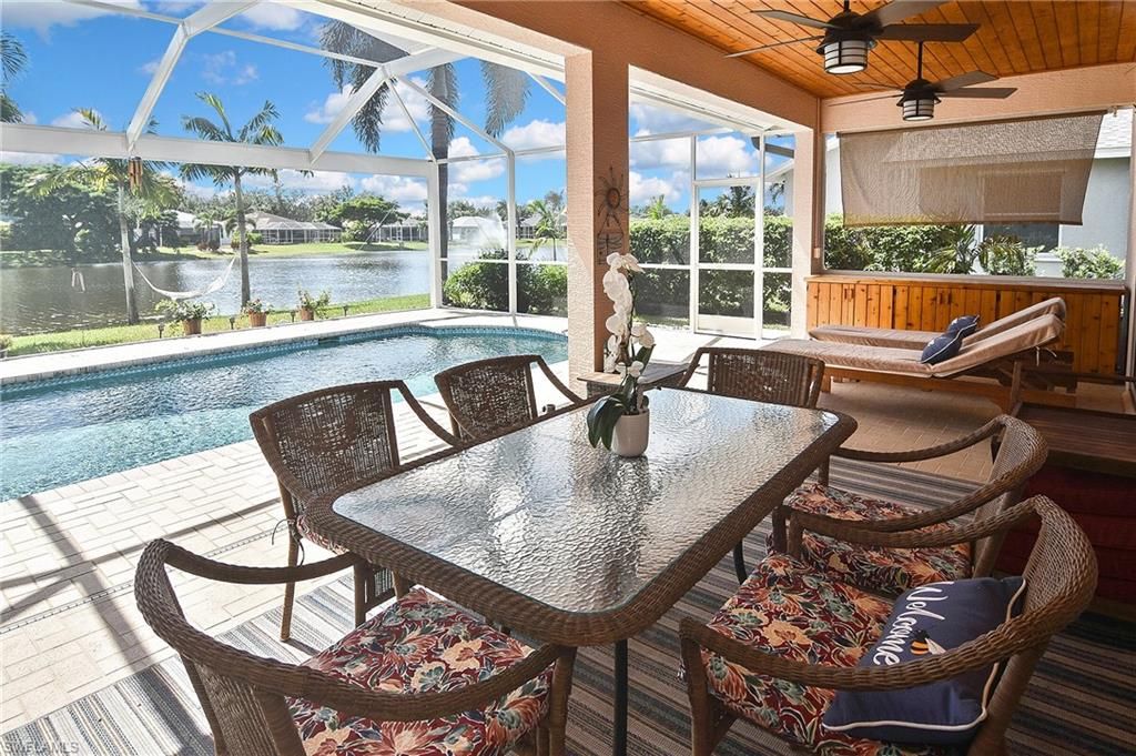 Dining room, Glass Ceilings, Interior, Pool, Sun Room, Water