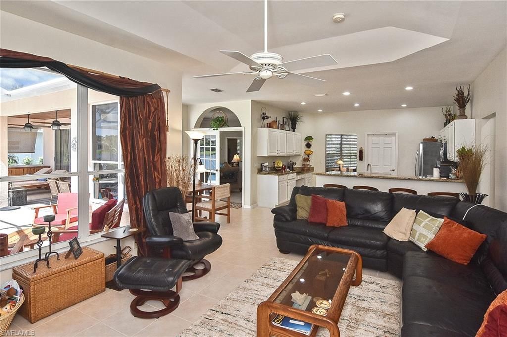 Interior, Kitchen, Living room, Recessed Lighting
