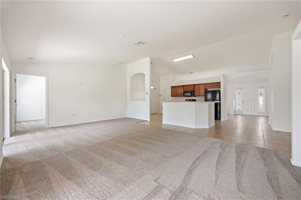 Empty room, Interior, Kitchen, Stainless Steel Appliances