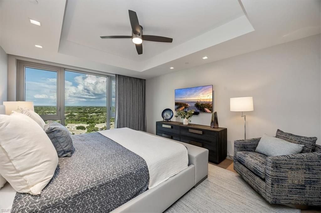 Bedroom, Interior, Recessed Lighting, Water