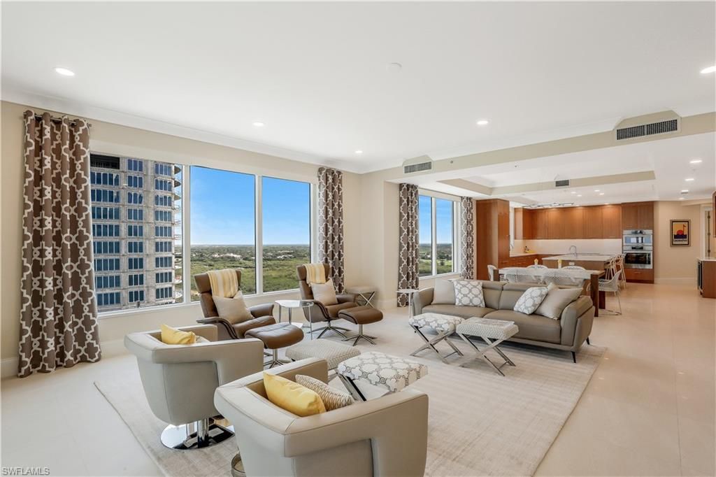 Interior, Kitchen, Living room, Recessed Lighting, Stainless Steel Appliances