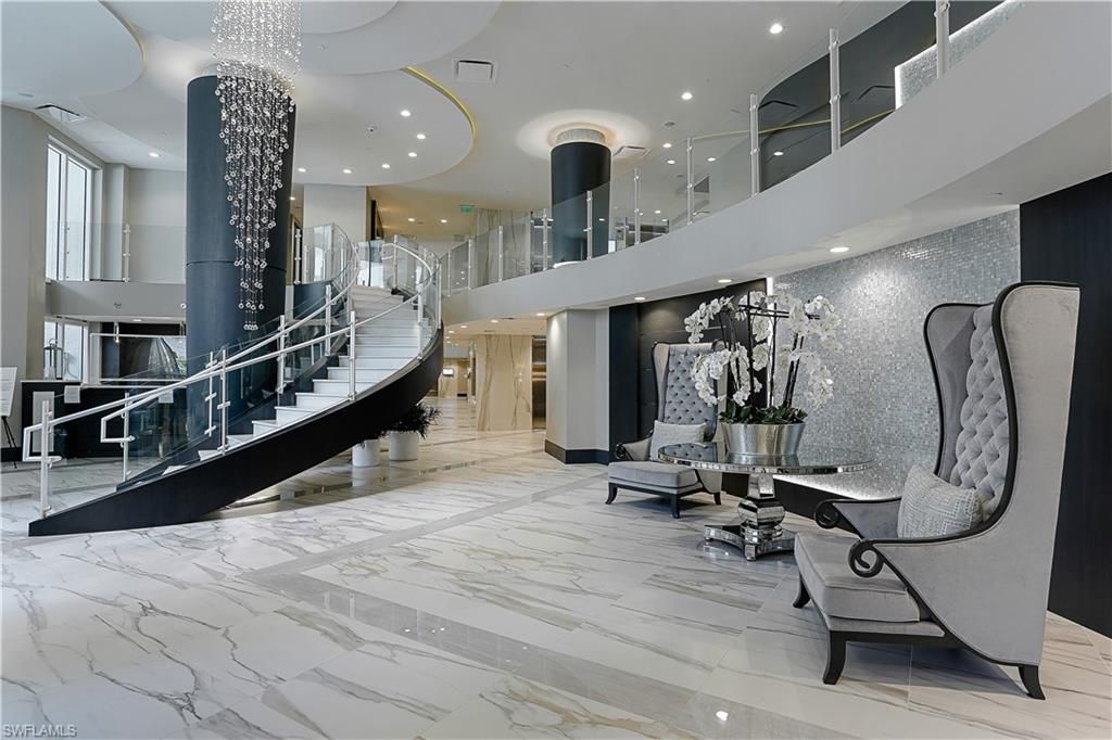 Interior, Marble, Recessed Lighting