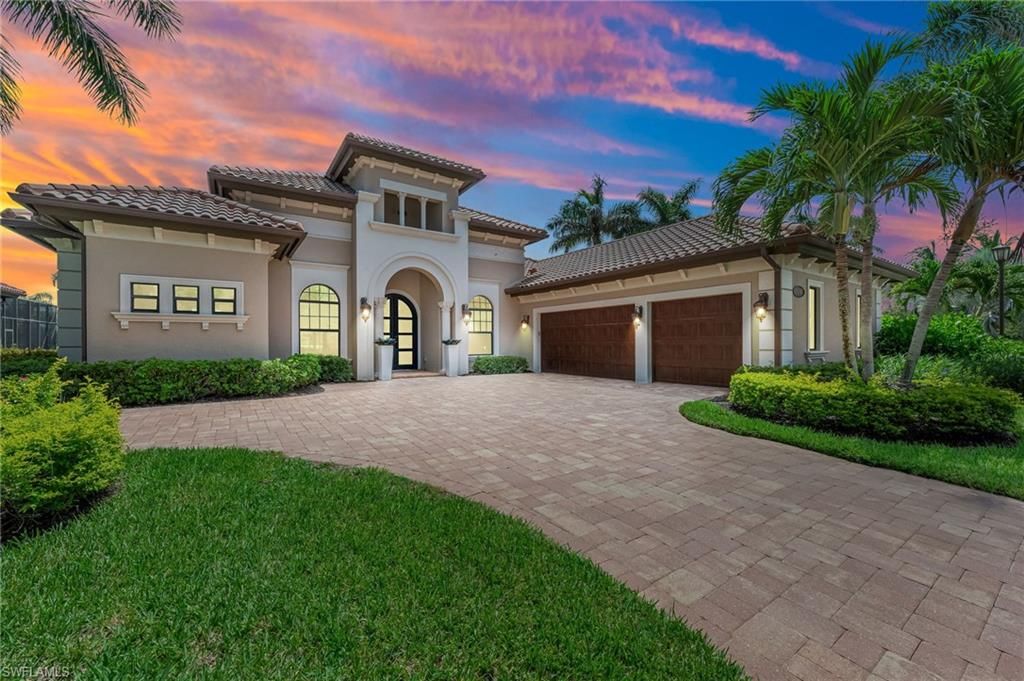 Attached, Backyard, Exterior, Facade, Mediterranean