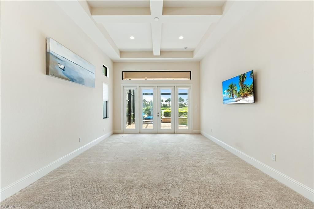Empty room, Interior, Recessed Lighting