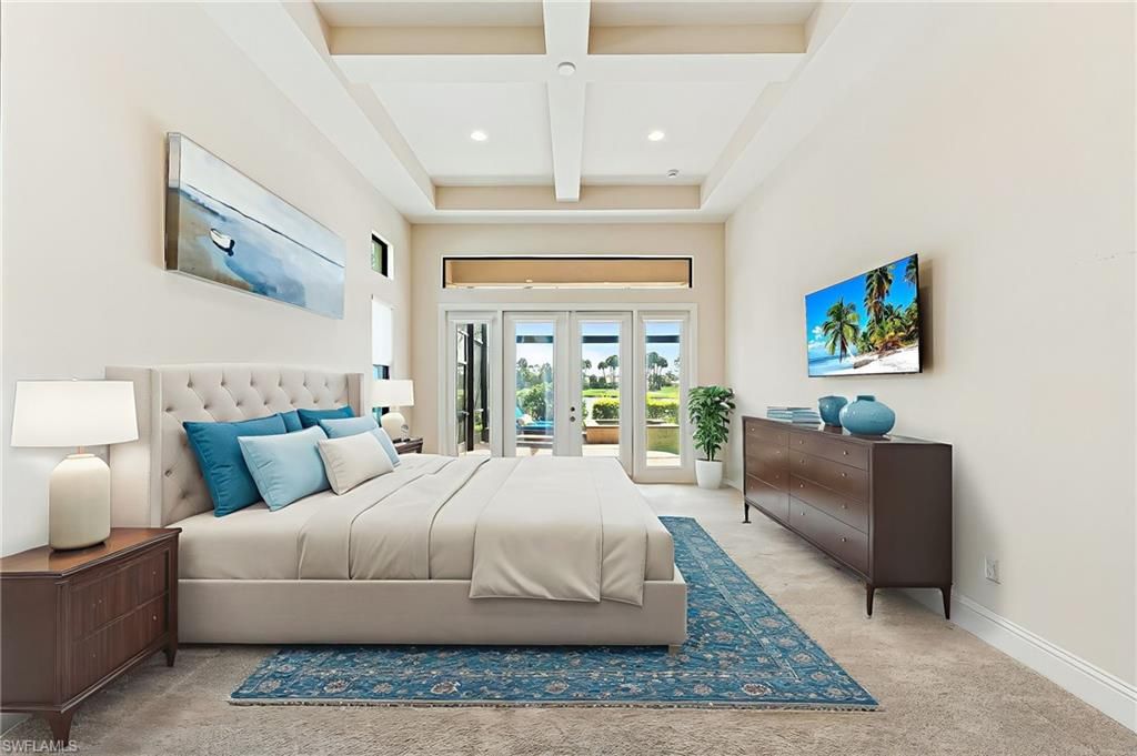 Bedroom, Interior, Recessed Lighting