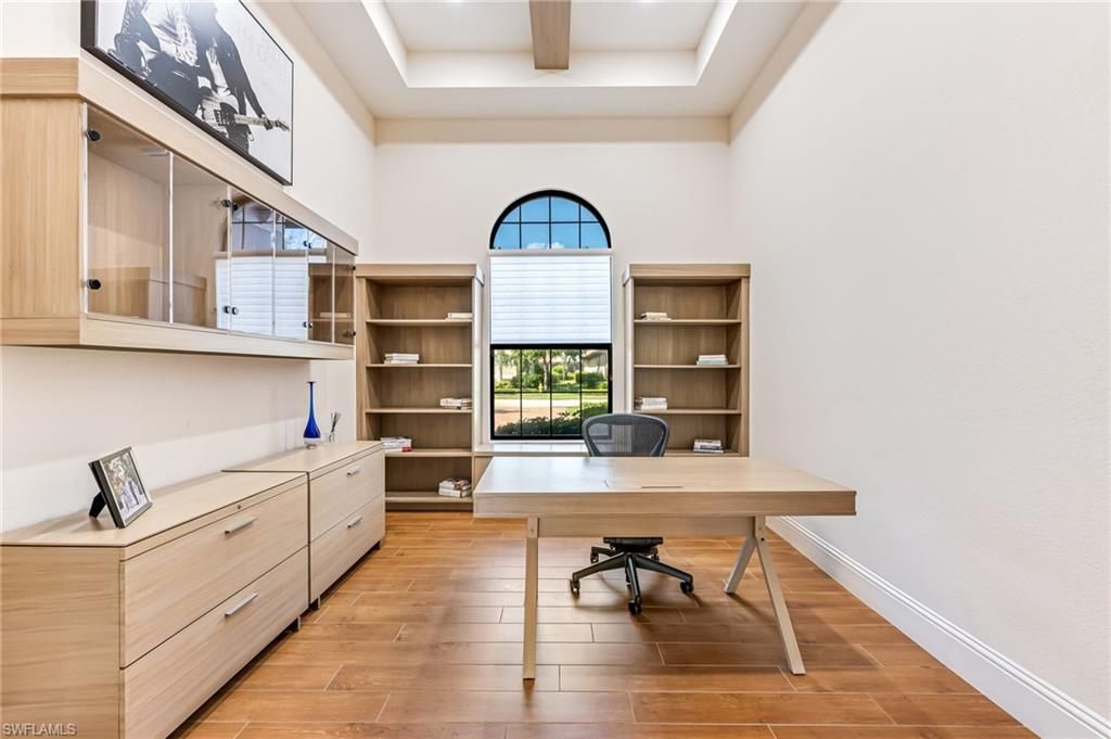 Home Office, Interior, Wood Texture Flooring