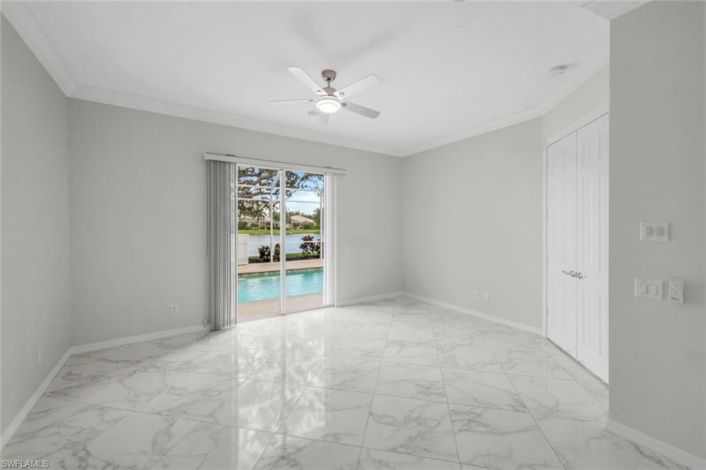 Empty room, Interior, Marble, Water