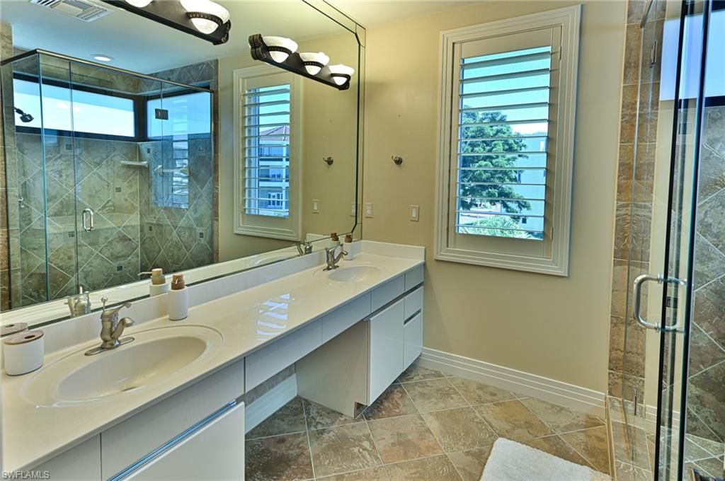 Bathroom, Dual Sink Vanities, Glass Shower, Interior