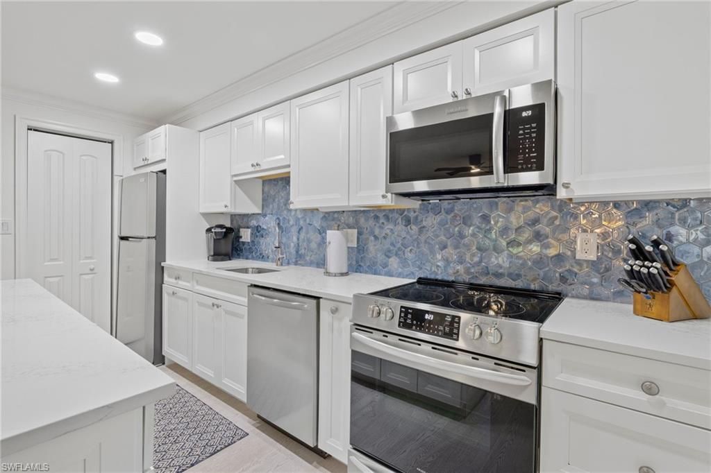 Interior, Kitchen, Recessed Lighting, Stainless Steel Appliances