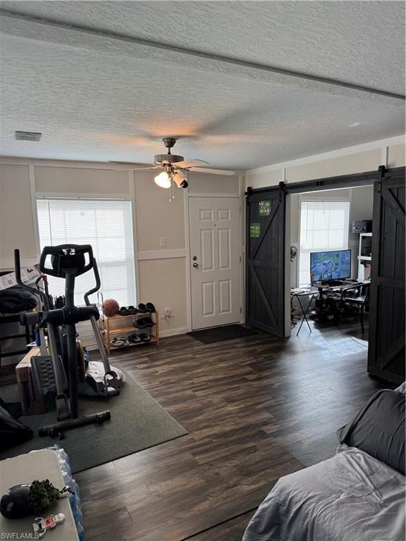 Fitness Equipment, Interior, Wood Texture Flooring