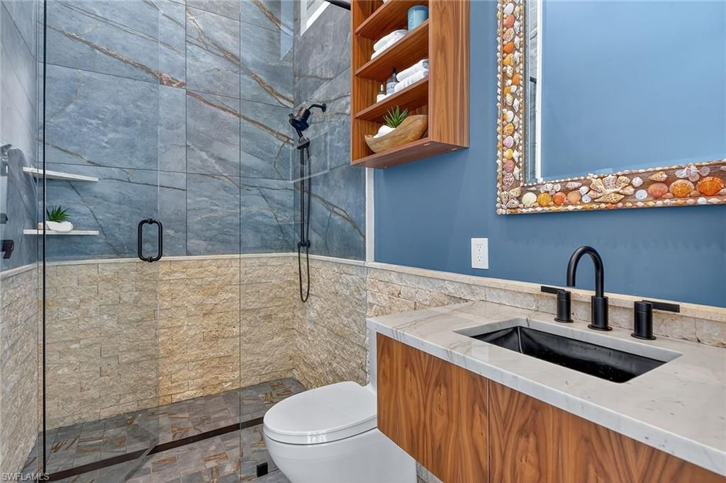 Bathroom, Glass Shower, Interior