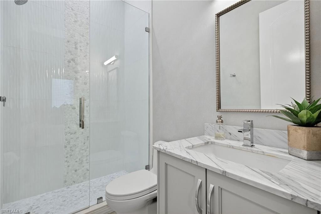 Bathroom, Glass Shower, Interior