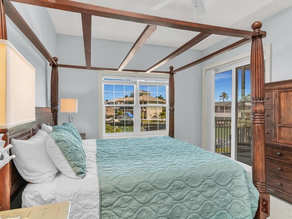 Bedroom, Interior, Water, Wooden Beams
