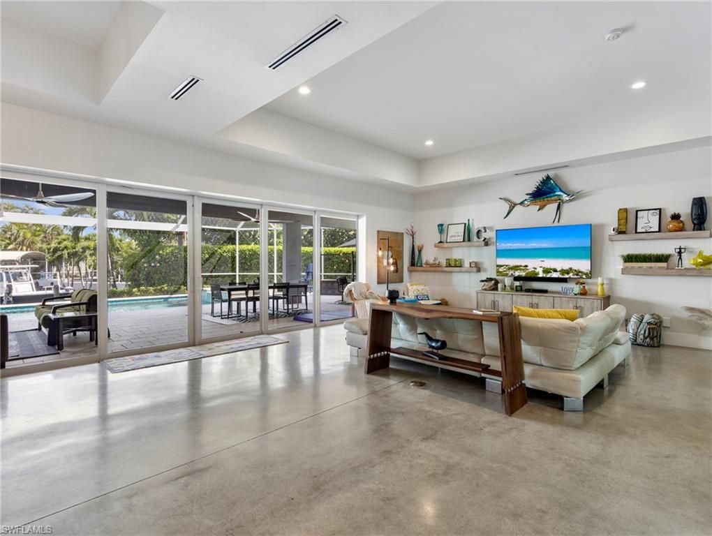 Interior, Living room, Recessed Lighting