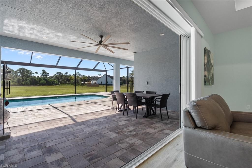 Dining room, Glass Ceilings, Interior, Pool, Sun Room
