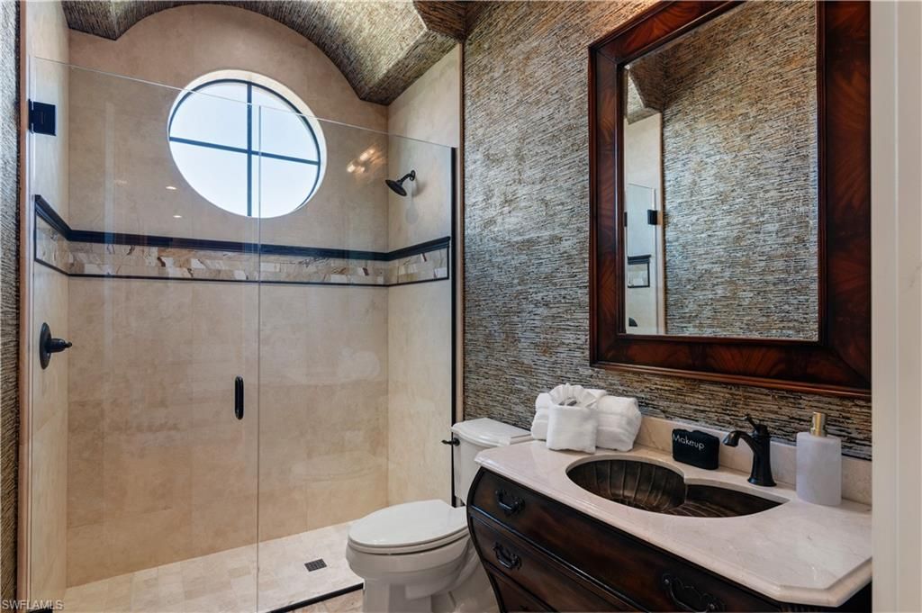 Bathroom, Glass Shower, Interior