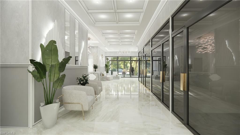 Interior, Marble, Recessed Lighting