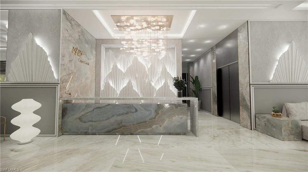 Interior, Marble, Pendant Lights, Recessed Lighting