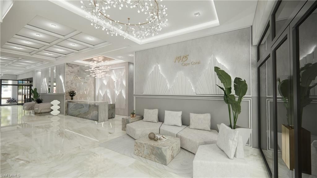 Interior, Living room, Marble, Pendant Lights, Recessed Lighting