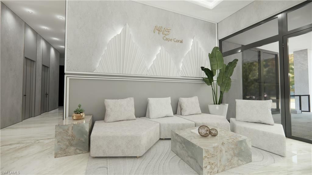 Interior, Living room, Marble, Recessed Lighting