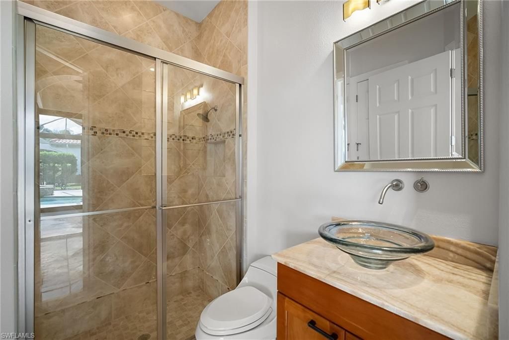 Bathroom, Glass Shower, Interior