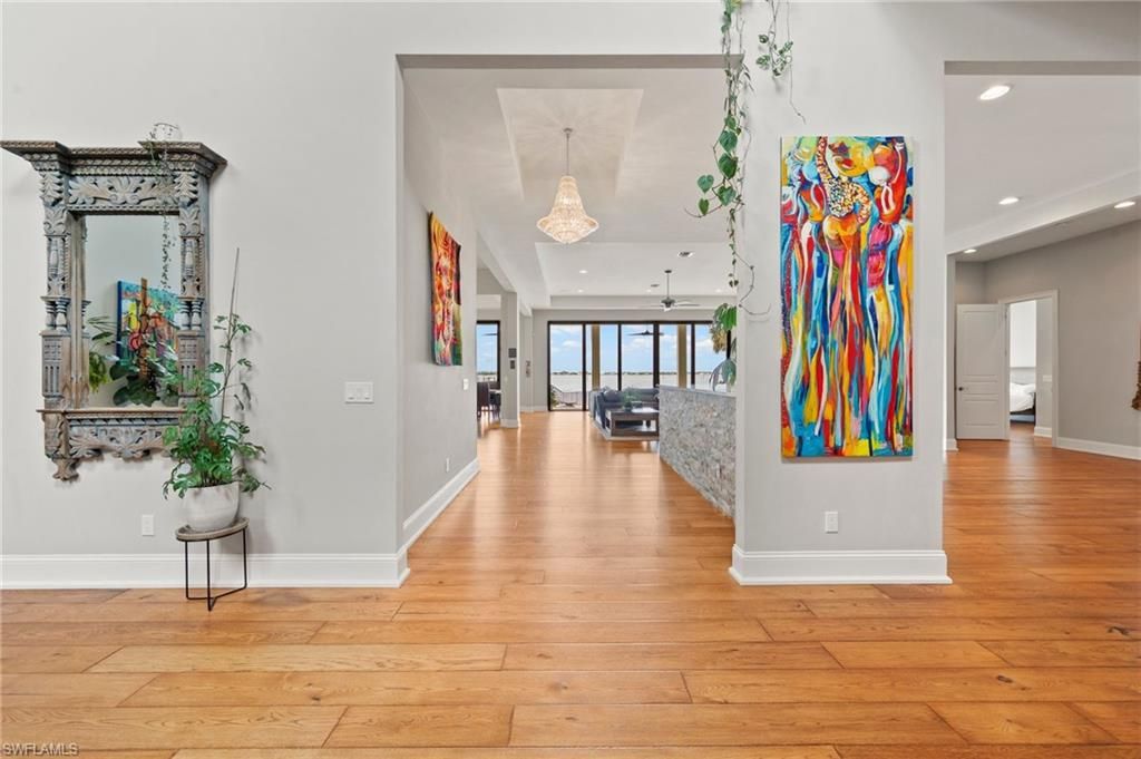 Chandelier, Interior, Pendant Lights, Recessed Lighting, Wood Texture Flooring