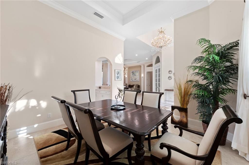 Chandelier, Dining room, Interior, Recessed Lighting