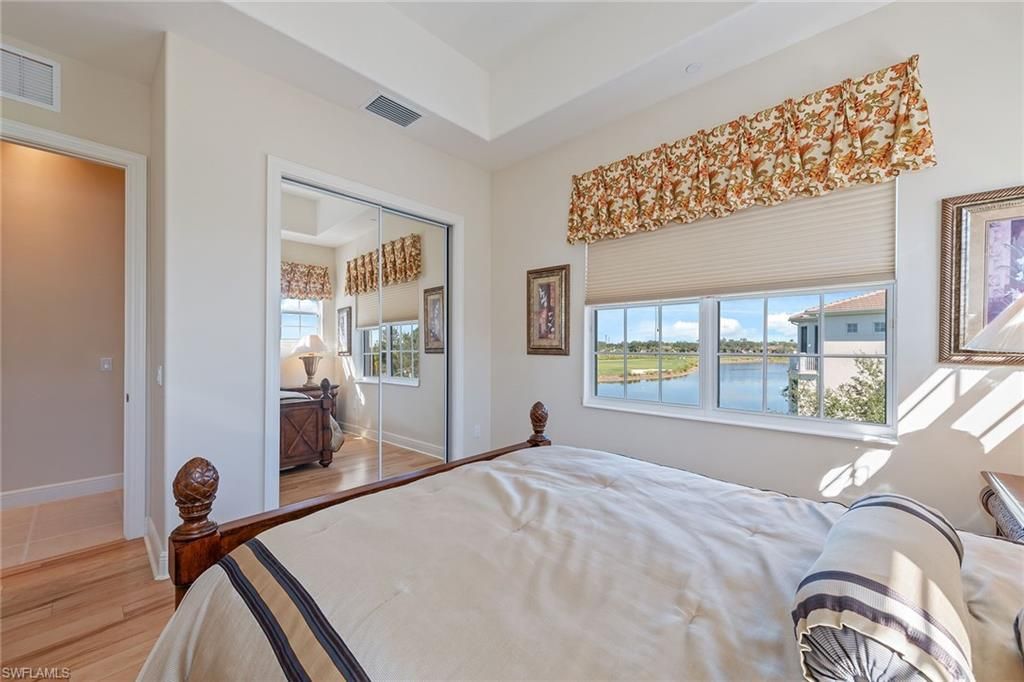 Bedroom, Interior, Water, Wood Texture Flooring