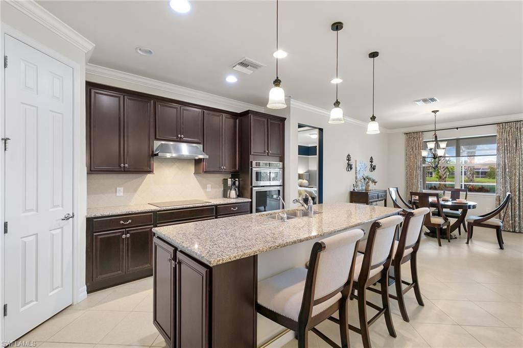 Dining room, Interior, Kitchen, Pendant Lights, Recessed Lighting
