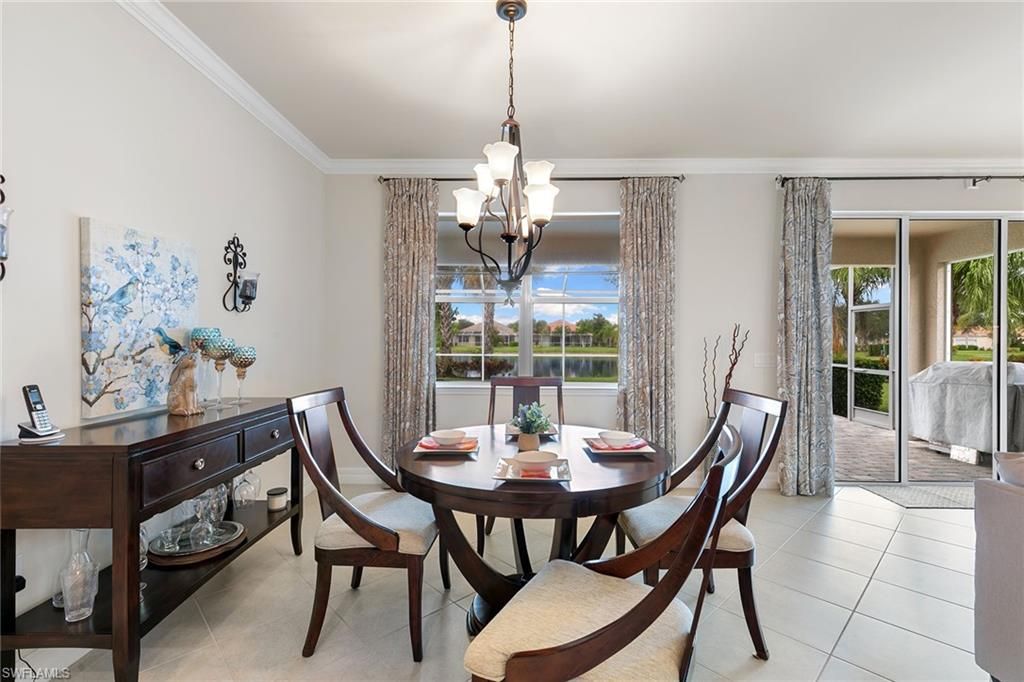 Chandelier, Dining room, Interior