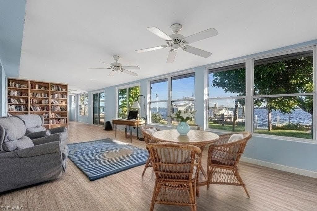 Dining room, Interior, Piano, Water, Wood Texture Flooring