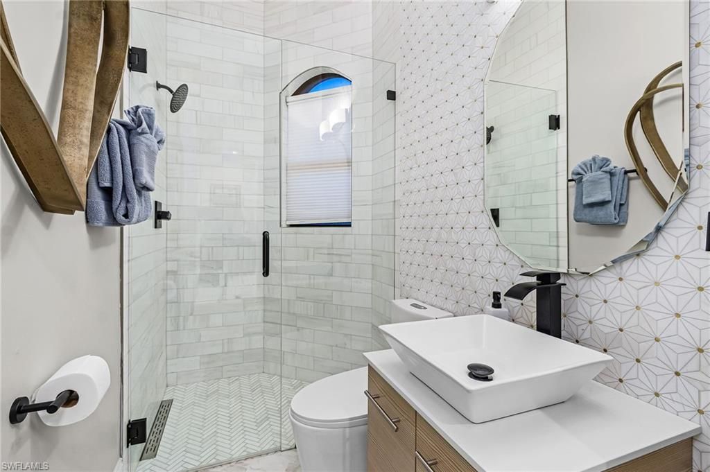 Bathroom, Glass Shower, Interior
