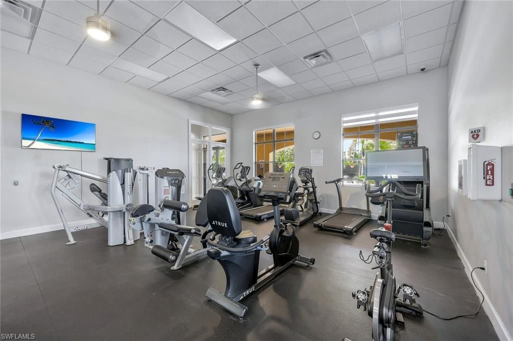 Fitness Equipment, Gym, Interior