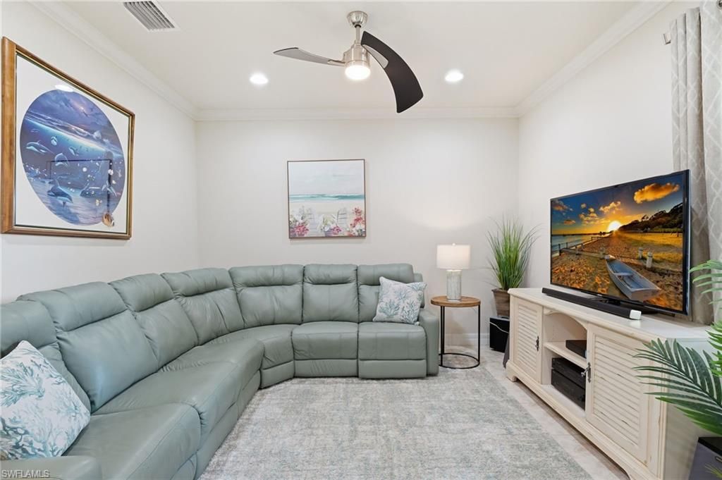 Interior, Living room, Recessed Lighting