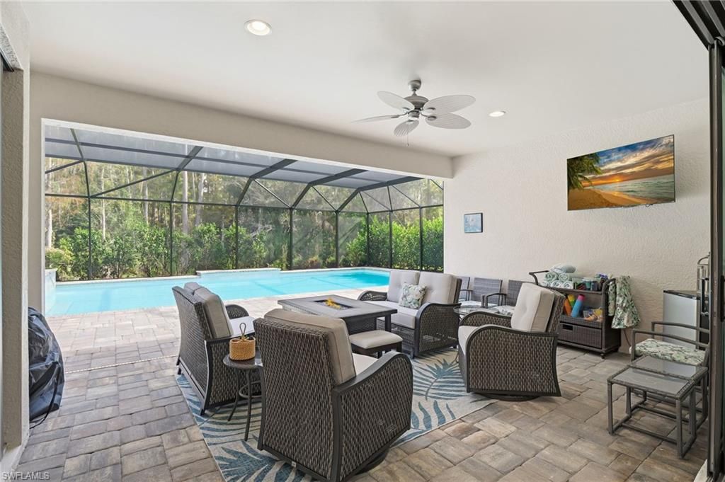 Glass Ceilings, Interior, Living room, Pool, Recessed Lighting, Sun Room