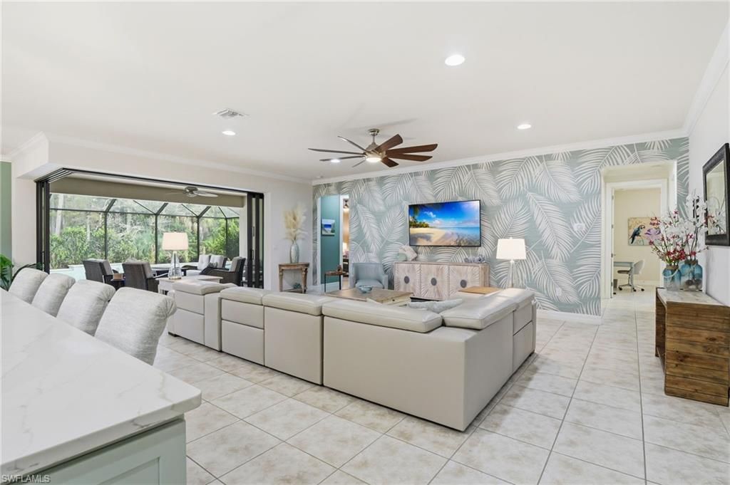 Interior, Living room, Recessed Lighting