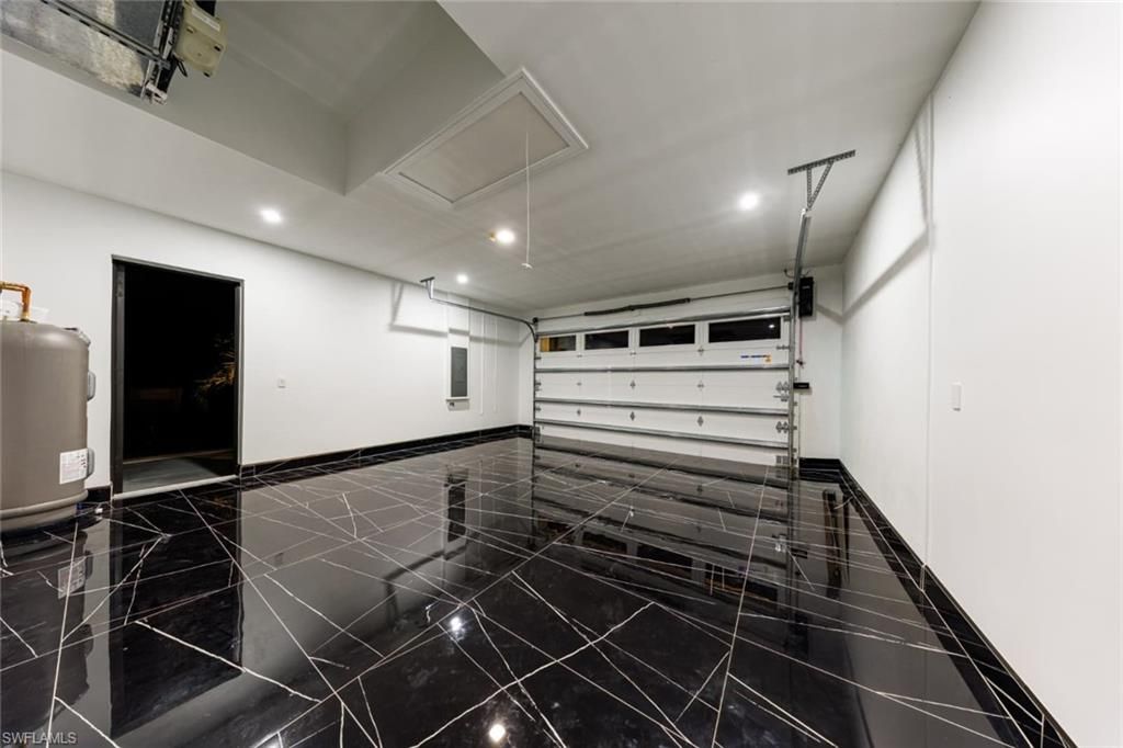 Garage, Interior, Recessed Lighting