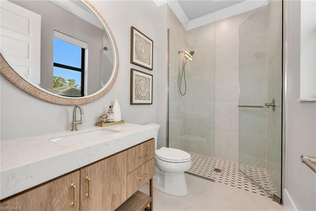 Bathroom, Glass Shower, Interior