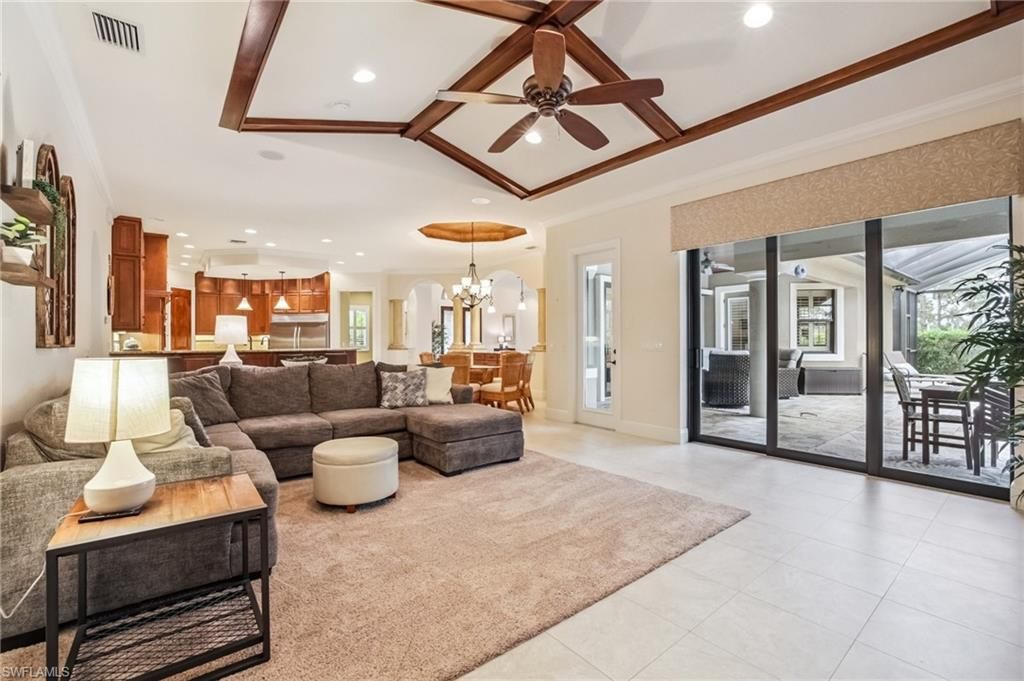 Chandelier, Dining room, Interior, Kitchen, Living room, Recessed Lighting