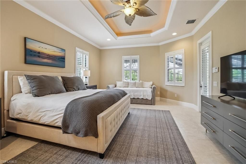 Bedroom, Interior, Recessed Lighting