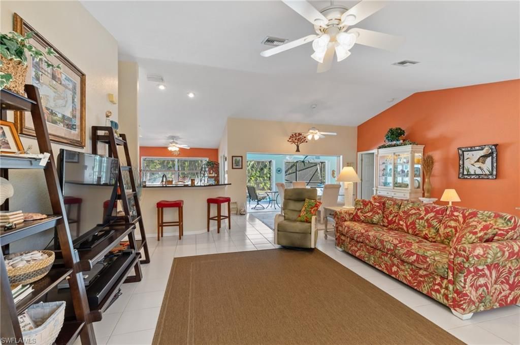 Interior, Living room, Recessed Lighting
