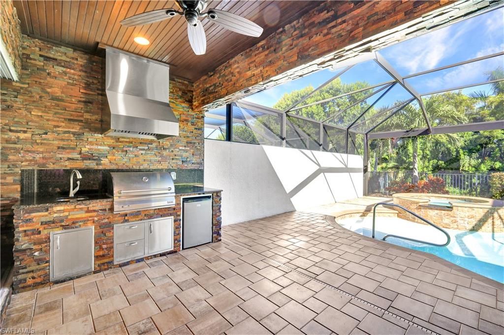 Glass Ceilings, Interior, Pool, Stone Walls, Sun Room