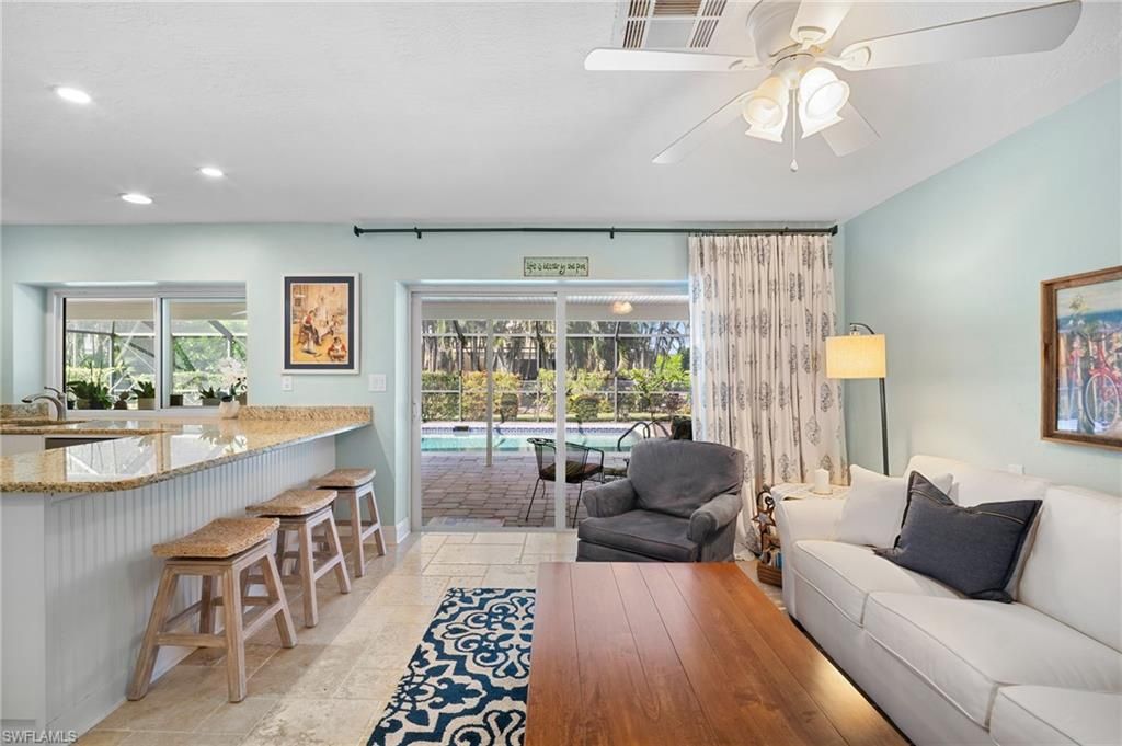 Interior, Living room, Recessed Lighting