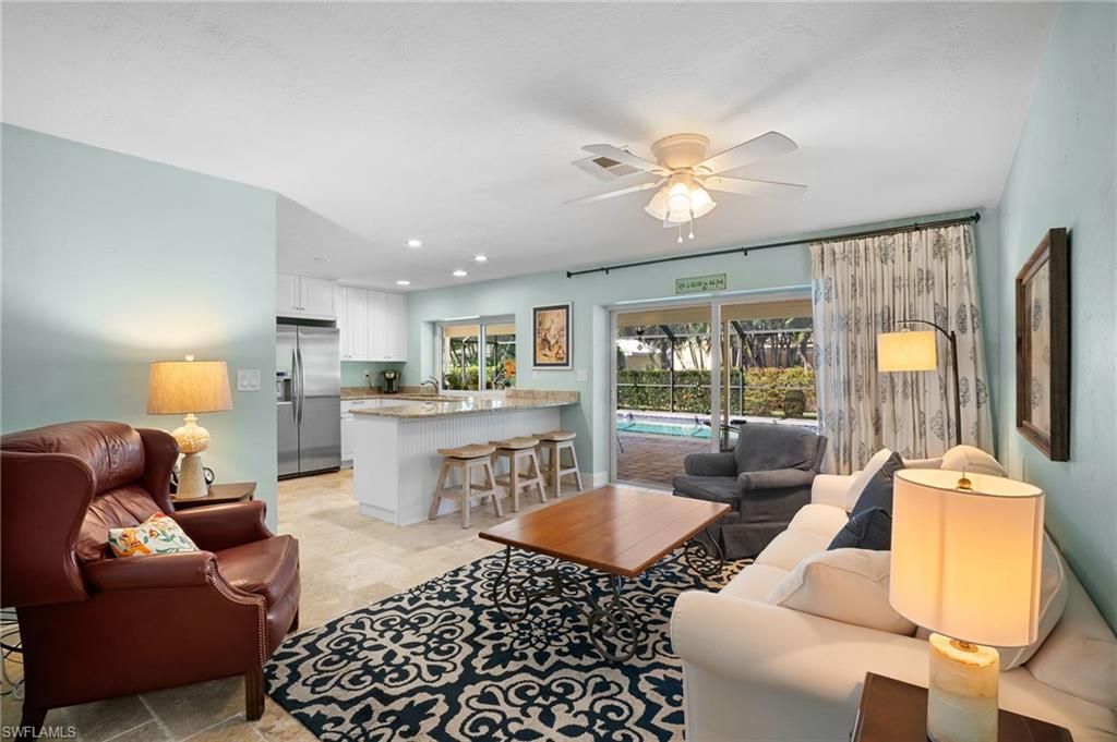 Interior, Kitchen, Living room, Recessed Lighting, Stainless Steel Appliances