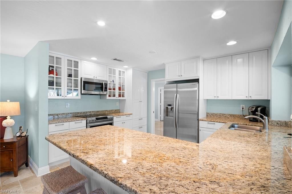 Interior, Kitchen, Recessed Lighting, Stainless Steel Appliances