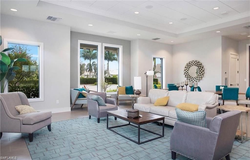 Interior, Living room, Recessed Lighting