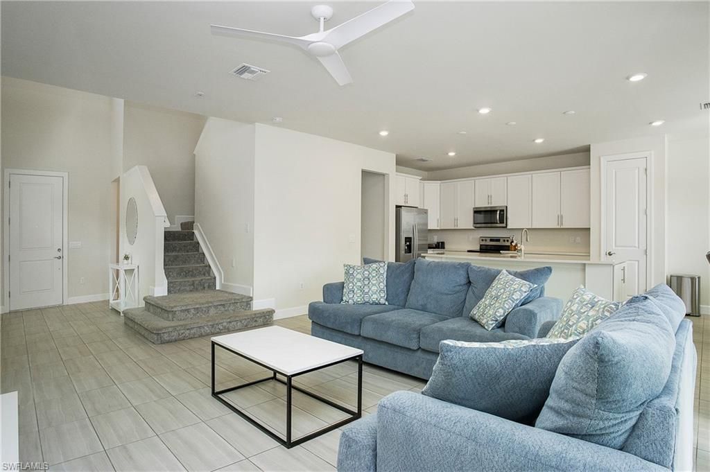 Interior, Kitchen, Living room, Recessed Lighting, Stainless Steel Appliances