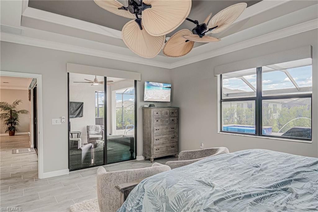Bedroom, Interior, Sun Room, Wood Texture Flooring