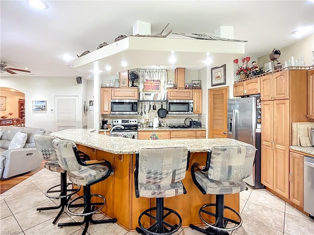 Interior, Kitchen, Recessed Lighting, Stainless Steel Appliances