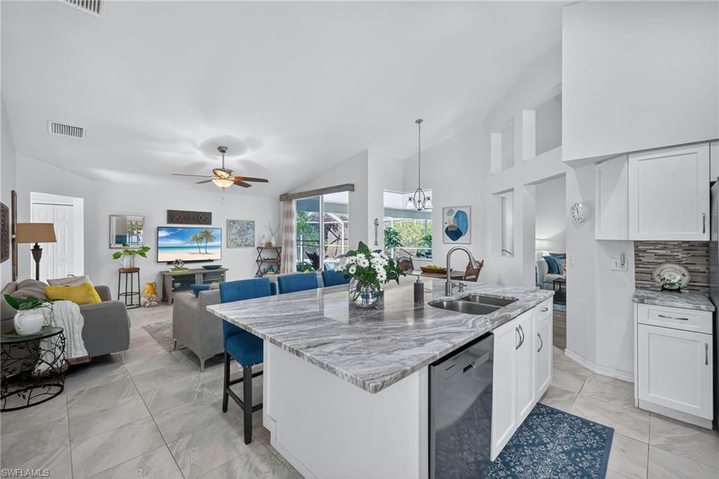 Dining room, Interior, Kitchen, Living room, Pendant Lights